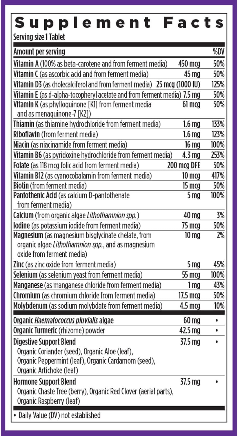 New Chapter Every Woman's One Daily 55+ - Multivitamínico para Mujeres - 72 Comprimidos