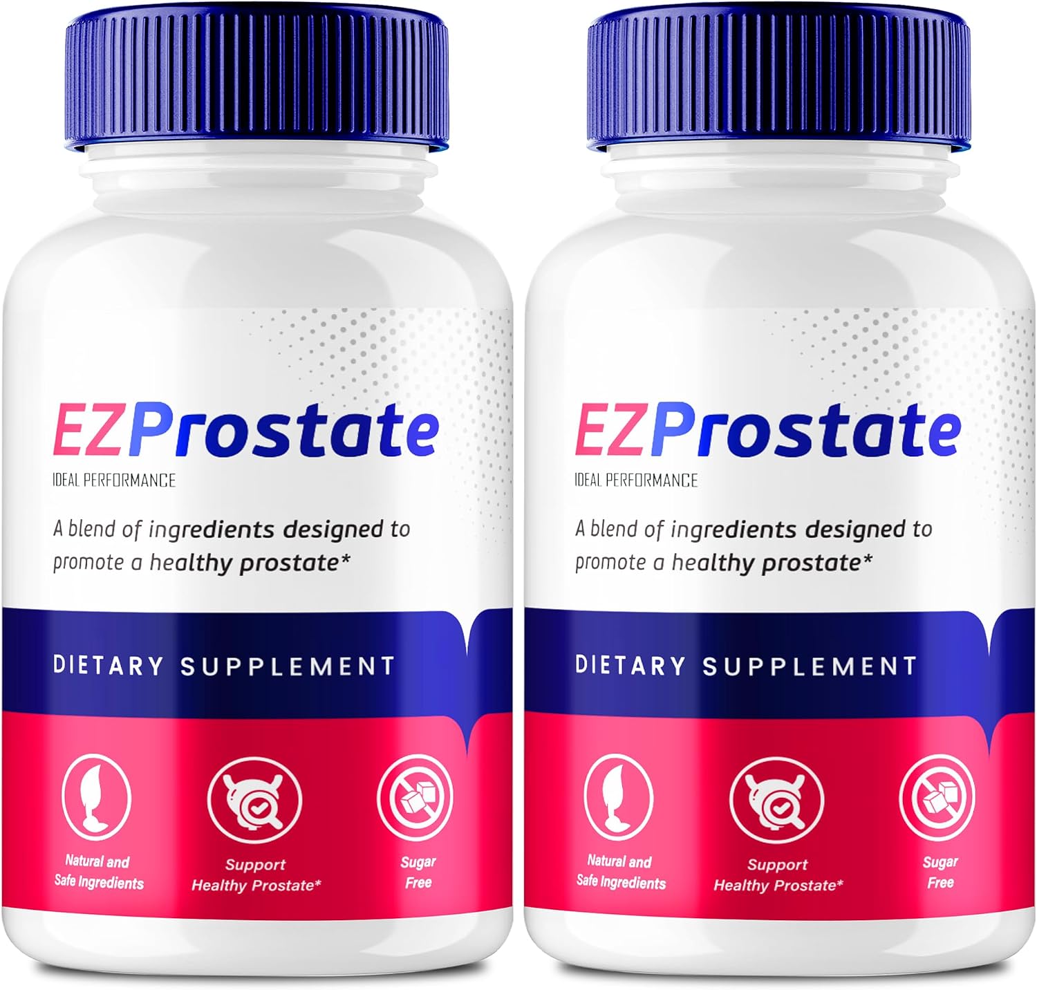 EZ Prostate Cápsulas – Pack de 2 – Fórmula Natural Avanzada de Máxima Potencia