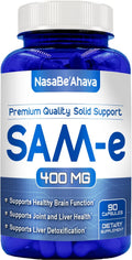 SAM-e 400mg | S-Adenosil-L-Metionina | Suplemento para el Estado de Ánimo y Huesos | 90 Comprimidos