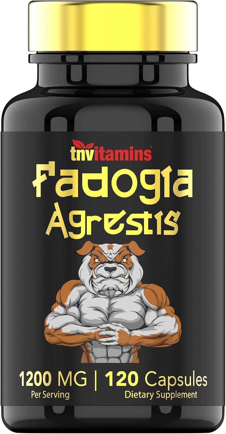 Fadogia Agrestis 1200 mg - 120 Cápsulas | Extracto Ultra Potente para Hombres