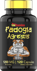 Fadogia Agrestis 1200 mg - 120 Cápsulas | Extracto Ultra Potente para Hombres