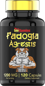 Fadogia Agrestis 1200 mg - 120 Cápsulas | Extracto Ultra Potente para Hombres