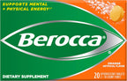Berocca Naranja Comprimidos Efervescentes Sin Cafeína, 20 Unidades