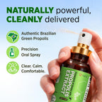 AFC Japan Brazilian Green Propolis Extract Throat Spray with Honey - 1.0 oz (30 ml) - 300+ Sprays
