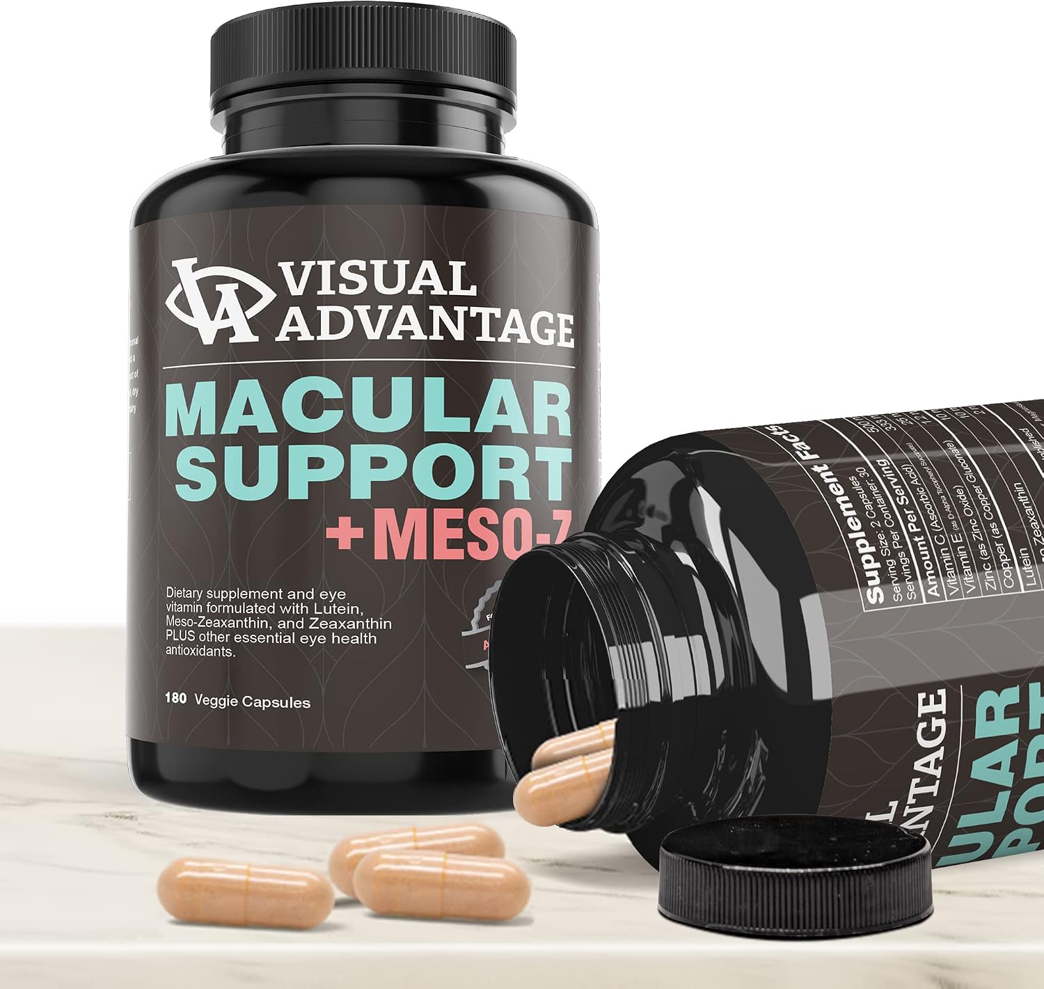 Visual Advantage Macular Support + Meso-Z – 180 Cápsulas blandas
