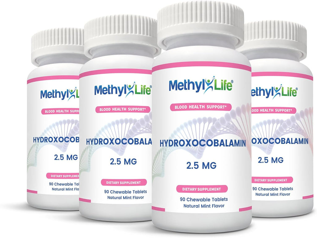 Methyl-Life® Hidroxi B12 Comprimidos Sublinguales – 90 Unidades