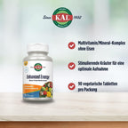 KAL Enhanced Energy Iron Free - 90 Comprimidos