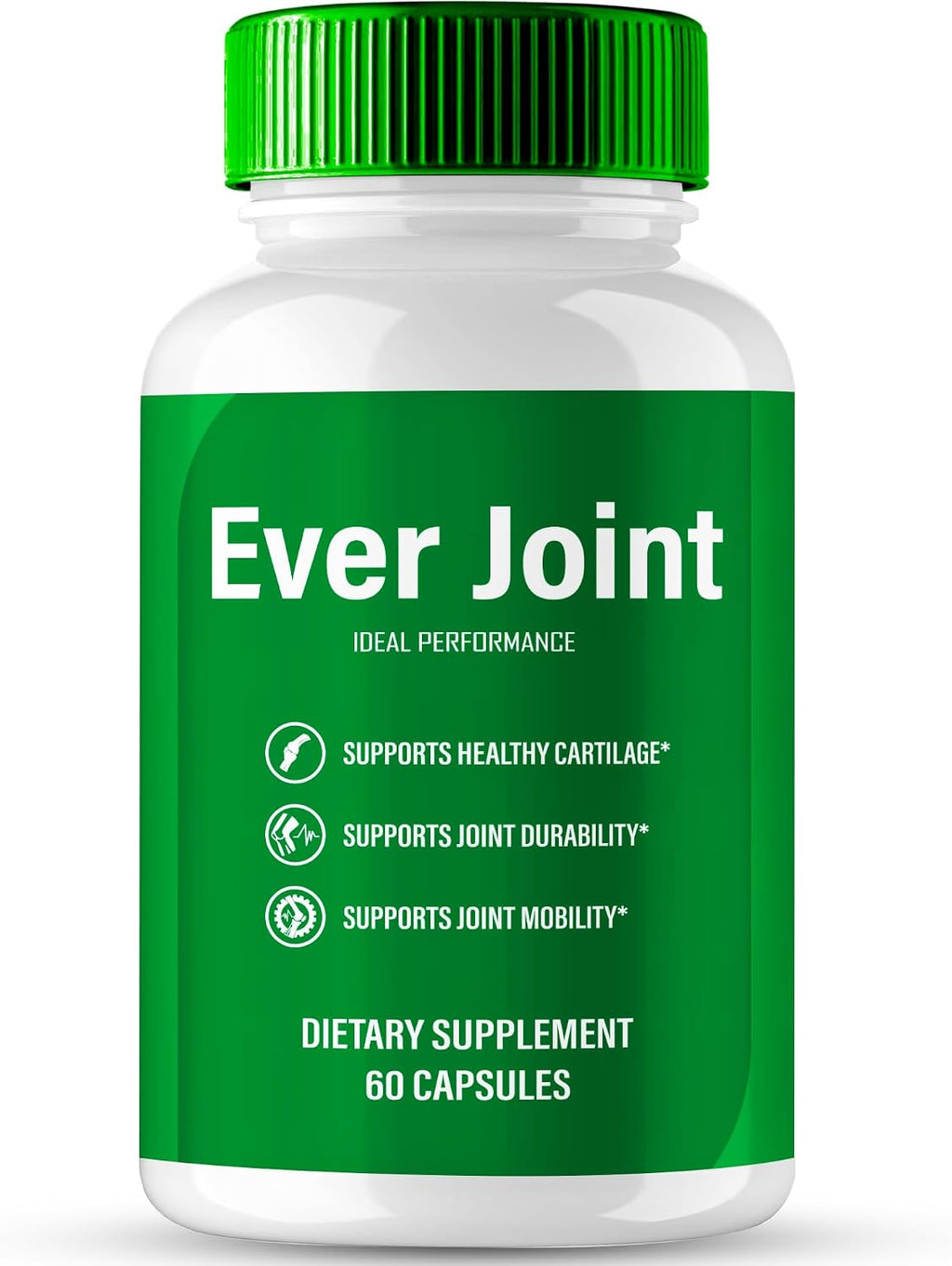 Ever Joint Supplements Capsules - Apoyo Articular Extra Fuerte, Fórmula Natural (60 Cápsulas)