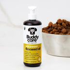 Buddycare Aceite de Linaza - 500 ml - Suplemento Natural para Perros y Gatos - Rico en Ácidos Grasos Omega-3 para un Pelaje y Piel Saludables