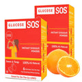Glucose SOS Paquetes de Glucosa en Polvo con Dextrosa Natural, 12 Sobres - Sabor Agridulce