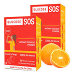 Glucose SOS Paquetes de Glucosa en Polvo con Dextrosa Natural, 12 Sobres - Sabor Agridulce