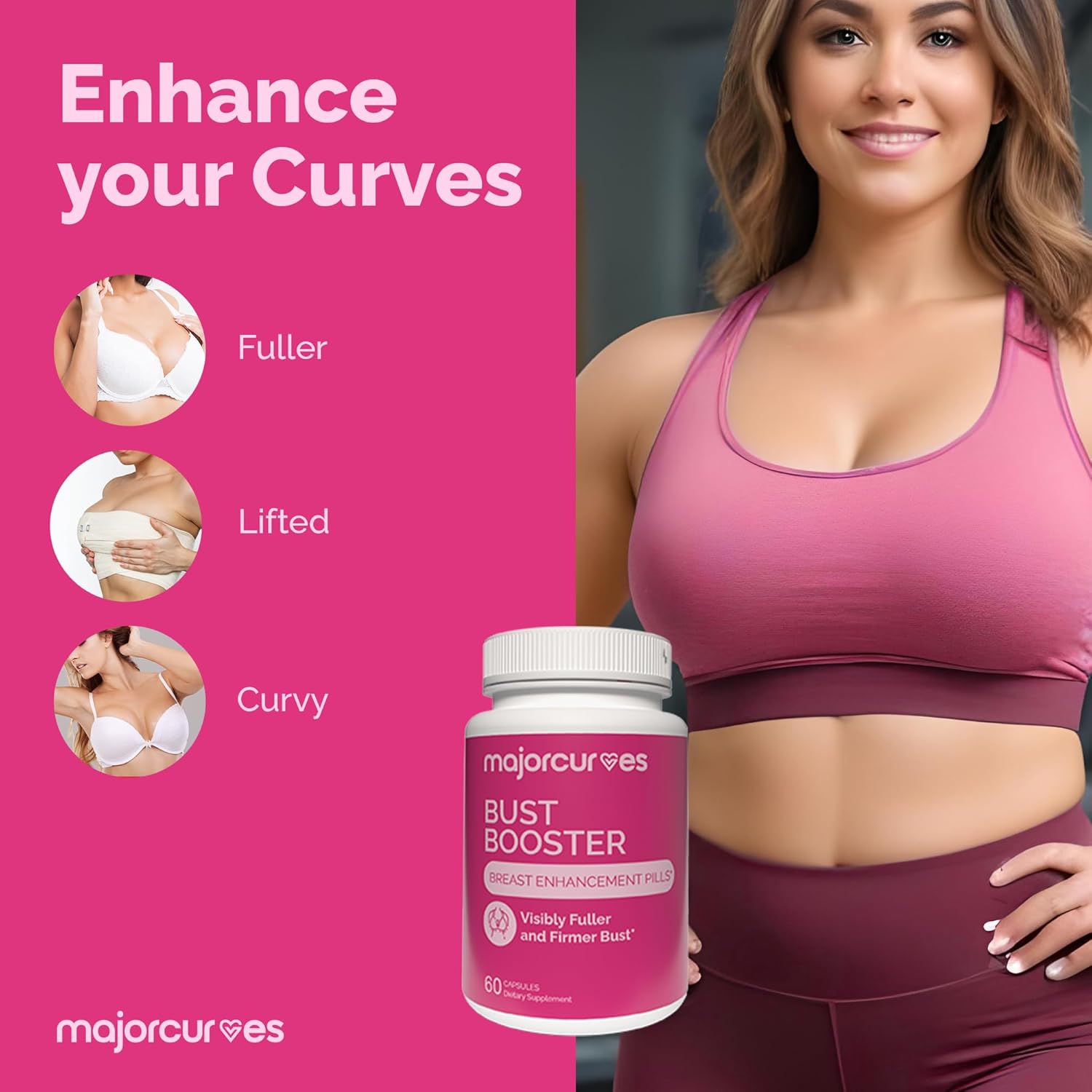 Major Curves Bust Booster – Complemento Natural para el Busto