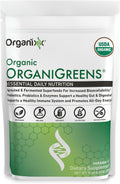 Organixx Greens Superfood Powder con Probióticos y Enzimas Digestivas - 283 g