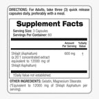 FITO MEDIC'S Lab | Shilajit | Cápsulas de Shilajit | 180 Cápsulas