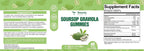 Totaria Sugar Free Soursop Oil Graviola Sea Moss Gummies - Apoyo Digestivo, Sueño, Piel, Inmunidad y Antioxidante - Guanábana con Musgo Marino, 150mg Aceite de Semilla Negra Orgánico No-OGM Vegano