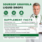 Extracto Líquido de Graviola (Guanábana) 2000mg – Gotas Naturales – 30 ml