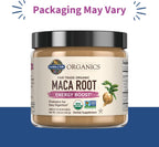 Garden of Life Organics Raíz de Maca Orgánica de Comercio Justo, Energía, 225 g