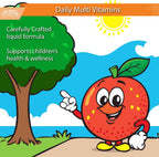 Buried Treasure Children's Daily Multi Multivitamínico Líquido para Niños, 473 ml con Vaso Dosificador