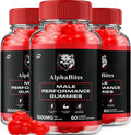Alpha Bites Gomitas para Hombres – Fórmula Avanzada 1000mg, Suplemento Natural para el Rendimiento y la Vitalidad (3 Paquetes – 180 Gomitas)