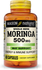 Mason Natural Moringa 500 mg - 60 Cápsulas