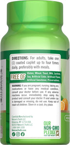 Nature's Truth Vitamina C con Rosa Mosqueta y Bioflavonoides | 500 mg | 100 Caplets | Vegano, Non-GMO y Sin Gluten