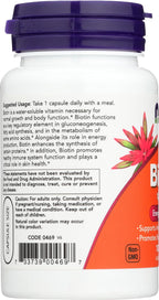 Now Foods Biotina 1000 µg - 100 Cápsulas