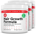 iRestore Suplemento de Crecimiento Capilar – Bloqueadores Naturales de DHT y Mezcla Multivitamínica – Vegano, Sin OGM, 90 Cápsulas – Apoya un Cabello más Grueso y Fuerte para Hombres y Mujeres – Paquete de 3