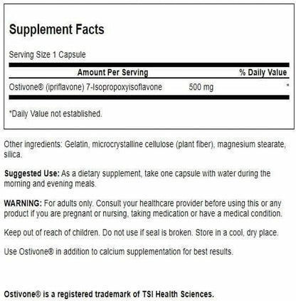 Swanson High Potency Ostivone 500 mg, 60 – Alta potencia: cada dosis proporciona una cantidad significativa del – Image 2