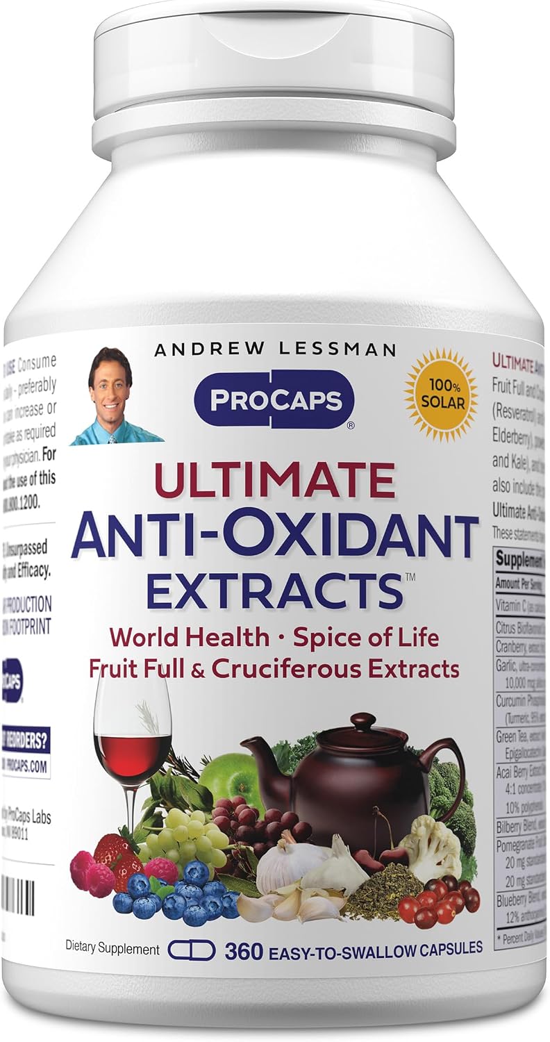 Andrew Lessman Ultimate Anti-Oxidant Extracts 180 Cápsulas