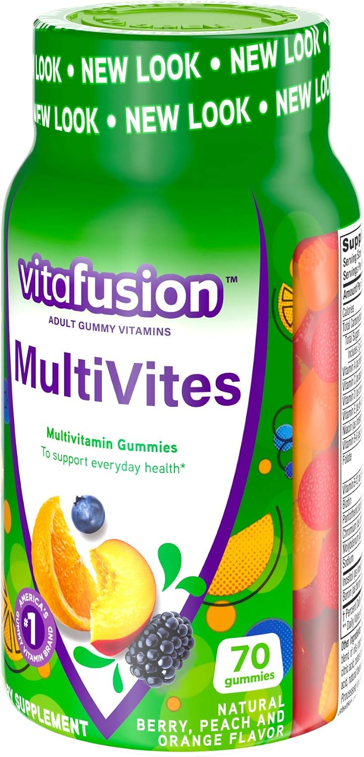 Vitafusion MultiVites Gominolas Multivitamínicas, 70 unidades (Paquete de 3)