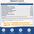 ZEBORA Aceite de Salmón para Perros – Snacks Blandos con Omega 3 6 9, EPA, DHA, Vitaminas C y E – Apoyo para Piel y Pelaje – 120 Unidades