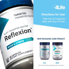 4Life Transfer Factor Reflexion: Apoyo al Estado de Ánimo con L-Theanina, 60 Cápsulas