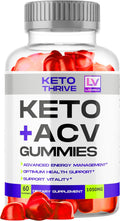 Keto Thrive ACV Gummies - 60 Gominolas de Vinagre de Manzana