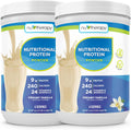 NuTherapy Proteína Nutricional en Polvo para Adultos - Vitaminas y Minerales - 6 Porciones (Pack de 2)
