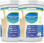 NuTherapy Proteína Nutricional en Polvo para Adultos - Vitaminas y Minerales - 6 Porciones (Pack de 2)