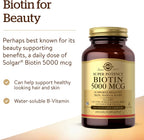 Solgar Biotina 5000 mcg - 100 Cápsulas Vegetales