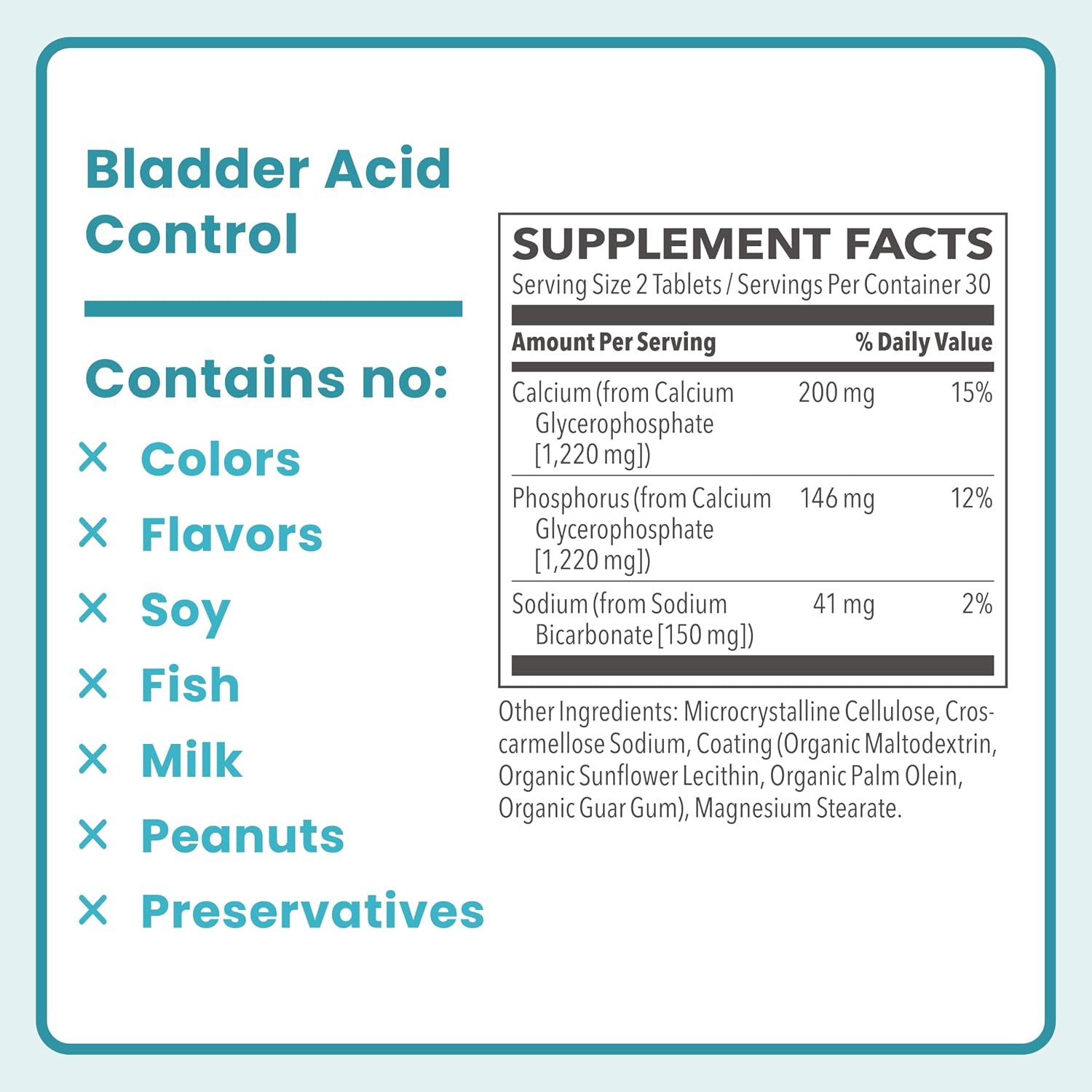 LifeSeasons Femetry Bladder Acid Control - 60 comprimidos