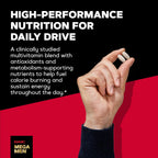 GNC Mega Men Energy & Metabolism Multivitamínico para Hombres | Antioxidantes y Quema de Calorías | 90 Comprimidos