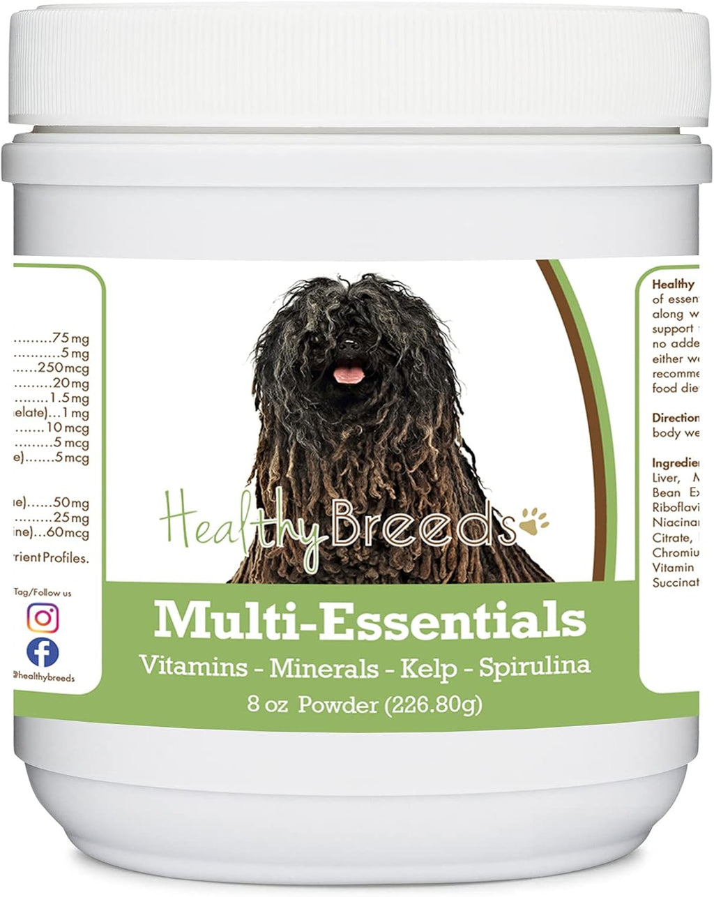 Healthy Breeds Pulik Multi-Essentials Powder para Perros - 227 g (8 oz)
