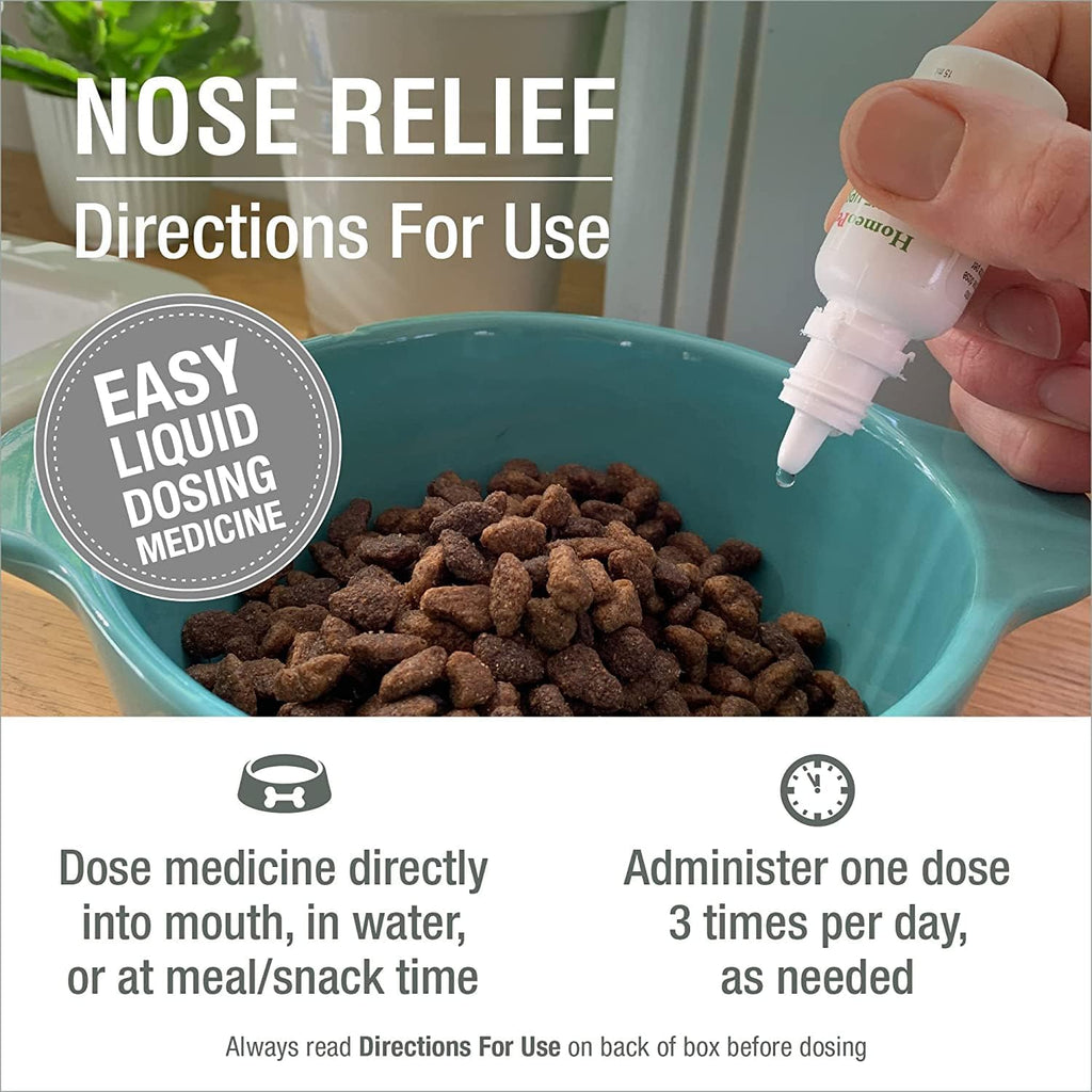 HomeoPet Nose Relief para perros y mascotas - 15 ml