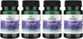 Swanson Boro de Albion - Boroganic Glycine 6mg - 60 Cápsulas (Pack de 4)
