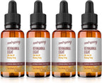 Rehmannia Eight - Zhi Bai Di Huang Tang - Tintura de Hierbas (Extracto Líquido) - Concentrado Zhi Bai Di Huang Wan con Gotero - Complemento Natural de MTC 1 oz (Pack de 4)