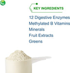 BioGenesis Premiere Greens Multi Fine Powder, Vainilla Baya, 392 Gramos