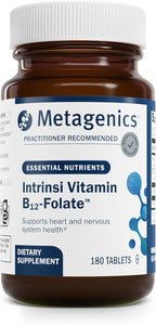 Metagenics Intrinsi B12-Folate - Metilcobalamina y L-5-MTHF con Factor Intrínseco - 60 Comprimidos