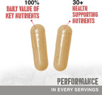 Apollon Nutrition Multivitamínico - Complejo Esencial de Vitaminas y Minerales con Minerales Quelados, Vitaminas B y Antioxidantes, 30 Dosis