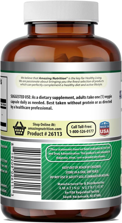Amazing Formulas GABA 750mg Cápsulas Vegetales - 300 Unidades – Image 4