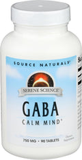 Source Naturals Serene Science GABA 750 mg – 90 Tabletas