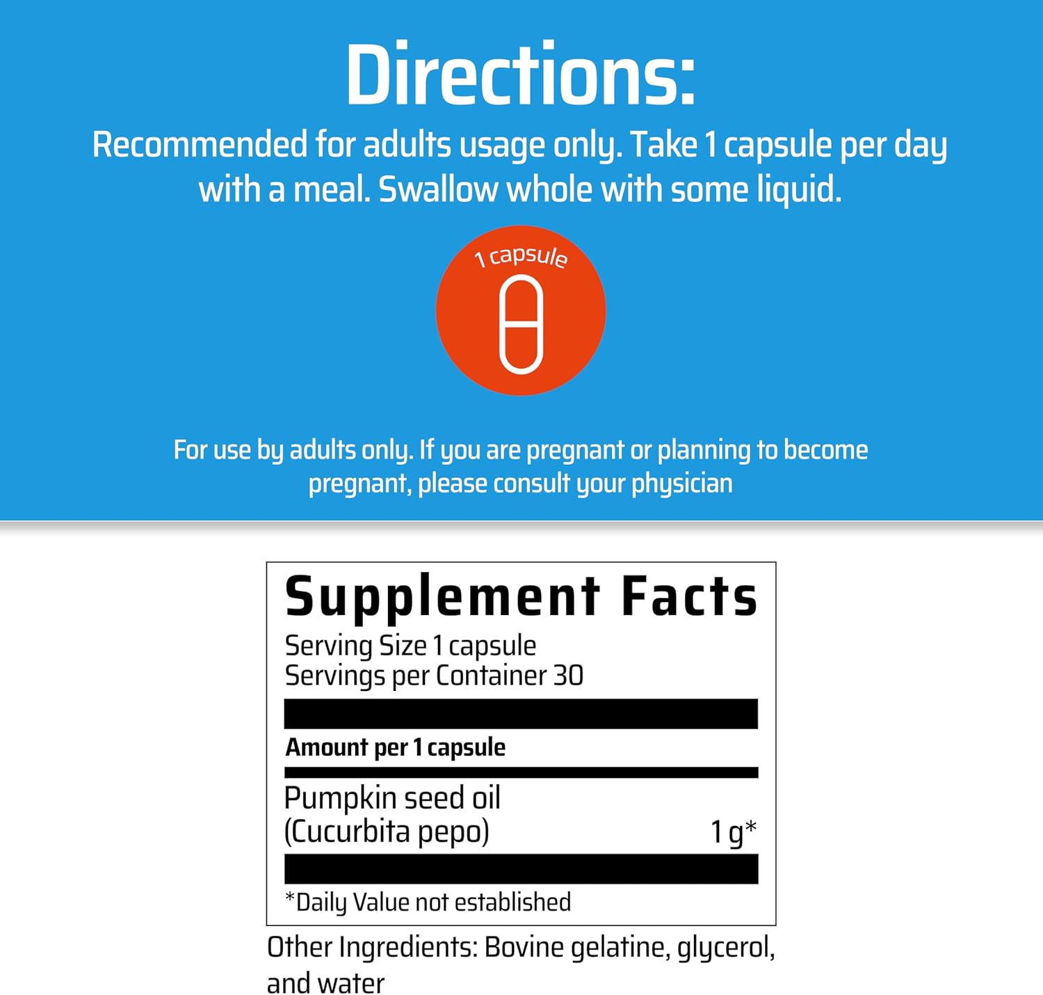 Sanhelios Curbita Aceite de Semilla de Calabaza 1000 mg - Complemento para el Bienestar Urinario - 60 Cápsulas (2 Unidades)