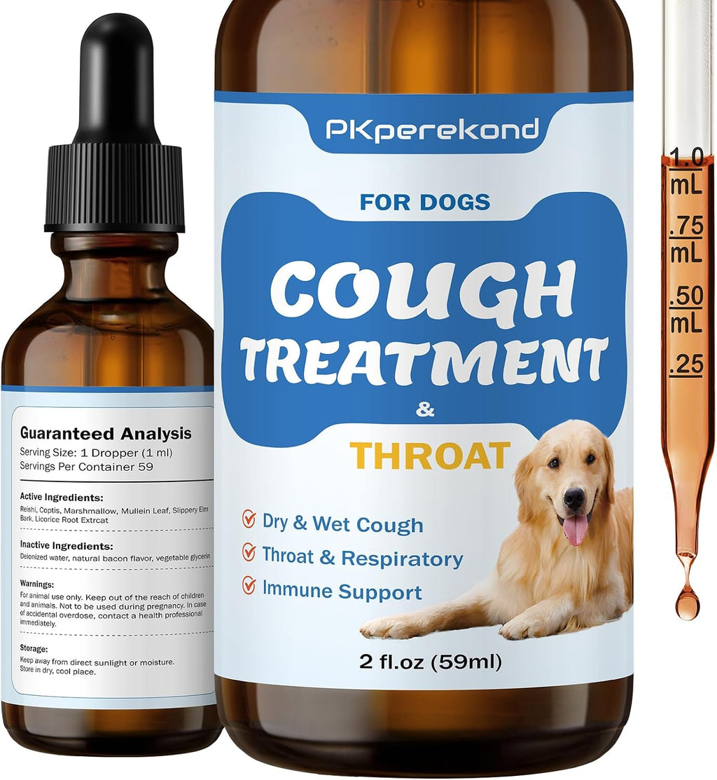 Tratamiento Natural para la Tos en Perros - Alivio Respiratorio e Inmunológico - 60 ml