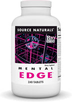 Source Naturals Mental Edge - Suplemento para la memoria y concentración - 240 comprimidos